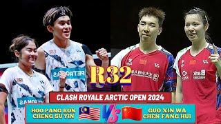 HEBAT🇲🇾Hoo Pang RonCheng Su Yin Beraksi Cemerlang Mara Ke Pusingan R16🔥 Arctic Open 2024 [upl. by Soisatsana]