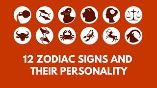 12 Zodiac Signs Dates and Personality Traits [upl. by Maclean]