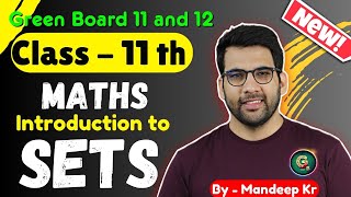 Class  11 Maths Introduction to Sets chapter 1 CBSE NCERT  What are sets GREENBoard [upl. by Aihtnys]