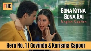 Sona Kitna Sona Hai💕Govinda💕Karisma💕Udit Narayan💕Poornima💕 [upl. by Yettie]