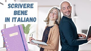 Scrivere bene IN ITALIANO  Ecco alcuni suggerimenti per te [upl. by Salahi544]