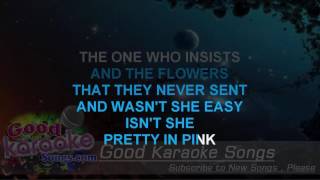 Pretty in Pink  The Psychedelic Furs Lyrics Karaoke  goodkaraokesongscom [upl. by Aita]