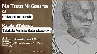 Sarava nai talanoa kei Talatala Aminio Balerokadroka ena Toso ni Gauna [upl. by Mcnutt103]