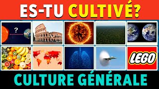 💡🎓Estu assez Cultivé   50 Questions de CULTURE GENERALE [upl. by Eniamerej]