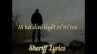 M pa achte figi moun😡lyrics [upl. by Epner]