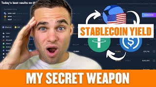 Best Stablecoin Yield Farming Strategy Earn 65 APY w this SECRET website [upl. by Enrobyalc]