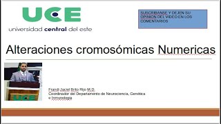 Alteraciones cromosomicas numéricas [upl. by Jehiel574]