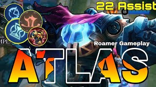 THIS IS HOW TO USE ATLAS  ATLAS GAMEPLAY MOBILE LEGENDS [upl. by Yesmar]