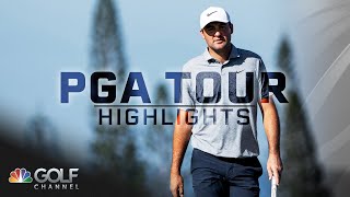 Extended Highlights The Sentry Round 2  Golf Channel [upl. by Kcirddot]