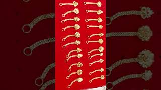 new gold chain wala nose pin  designs gold material  wt 400mg500mgamp600mg [upl. by Arreit]