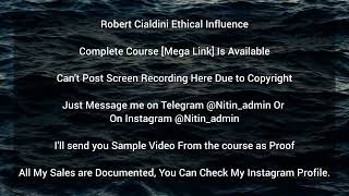 Robert Cialdini Ethical Influence [upl. by Jarek]