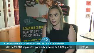 Entrevista de Canal Sur para el examen de inglés en las Oposiciones a Guardia Civil [upl. by Fine68]