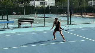 Laia Tarazona  Fall 25 Womens Tennis Recruiting Video [upl. by Eltrym]