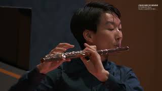 Yuan Yu  77th Concours de Genève  Flute SemiFinal Chamber Music [upl. by Aimat]