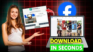 How to download Facebook videos on LaptopPc in 2024 [upl. by Aynatan]