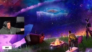 Lazarbeam Reaction To Fortnite Fracture EventFull Video [upl. by Pulsifer]