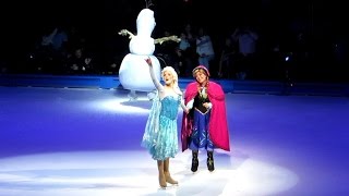 Disney On Ice 100 Years of Magic NEW Show FROZEN Highlights with Anna Elsa Olaf and Kristoff [upl. by Rola]