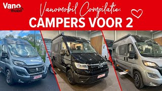 Compilatie campers voor avontuurlijke uitstappen met 2  Nieuw in de showroom bij Vanomobil [upl. by Hardi862]