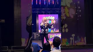 Patty Pravo canta Pensiero Stupendo alla PrideCroisette allinaugurazione del RomaPride [upl. by Rodd]