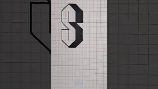 09 August 2024  Graph paper drawing  Easy drawing tutorial shorts art 3d [upl. by Amihsat]