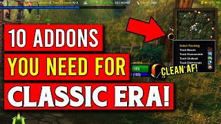 10 Addons You NEED for Classic Era amp Hardcore Challenge [upl. by Fahy]