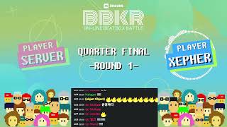 BBKR ONLINE DISCORD BATTLE 🎤 ll QUARTER FINAL ll SERVER vs XEPHER ㅣ BEATBOX [upl. by Tedmann]