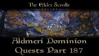 ESO  Aldmeri Dominion Quests  Part 187  The Weight of Three Crowns Final Quest [upl. by Lea777]