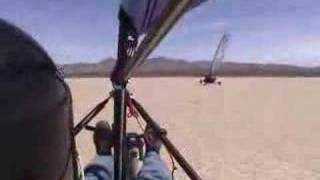 Racing a Landsailer across Ivanpah Dry Lake [upl. by Anirehtac]