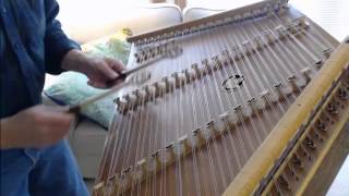 Vivaldis Winter Largo from the Four Seasons on hammered dulcimer by Timothy Seaman [upl. by Ahsined714]