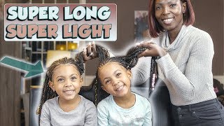 5YEAR OLD TWINS GET HAIR EXTENSIONS FIRST TIME [upl. by Alleris]