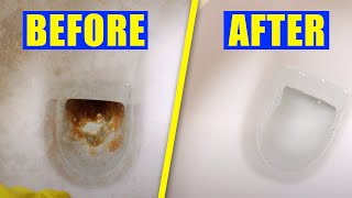 How To Remove Hard Water Stains From Toilet Bowl [upl. by Anestassia518]