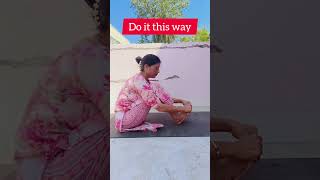 Do you also have stiffy back Try this fitness yoga exercise shorts viralvideo [upl. by Shreve]