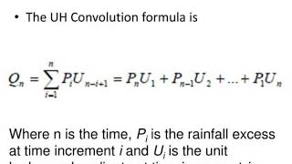 chapter two hydrograph convolution and deconvolution [upl. by Luhey]