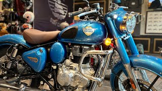 Royal Enfield Classic 350 New Model 2024 Review  On Road price New Changes [upl. by Jairia564]