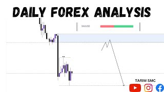 Forex Daily Analysis  XAUUSD  Smart Money Concept [upl. by Soulier]