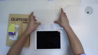 EASY Tempered Glass Screen Protector Installation for Tablets [upl. by Mathews]