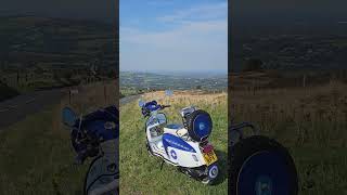 Monks Road Charlesworth near Glossop with Manchester city centre in the distance [upl. by Korey]