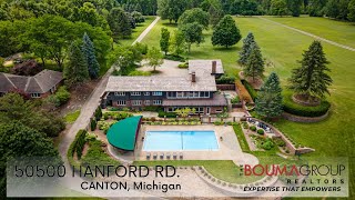 Executive Ranch with 15Car Garage on Splittable 16Acres 50500 Hanford Rd Canton MI 48187 [upl. by Claman]