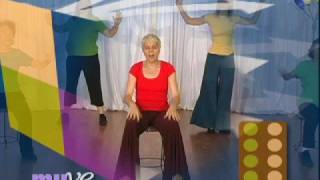 Easy Dance Exercise on Chair for Older Adults as well as Kids [upl. by Aneeh341]