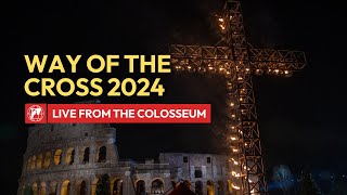 LIVE from the Colosseum  Way of the Cross  March 29th 2024 [upl. by Aneryc]