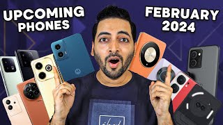 Top 14 Upcoming Phones To Buy In FEBRUARY 2024 [upl. by Esina841]