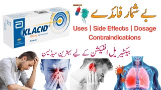 klacid tablet uses in urdu  klacid clarithromycin 500 mg  clarithromycin  klacid 500 mg [upl. by Lebisor]