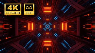 VJ LOOP 04 Graphic Space Tunnel 4k Screensaver [upl. by Naej]