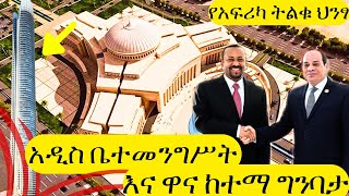 አዲስ ቤተመንግሥት እና ዋና ከተማ ግንባታ የአፍሪካ ትልቁ ህንፃ ግብፅ ካይሮ Egypt Built a Supertall Skyscraper in the Desert [upl. by Dorice46]