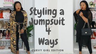 STYLING A JUMPSUIT4 OUTFIT IDEAS HOW TO STYLE A JUMPSUIT [upl. by Allina]