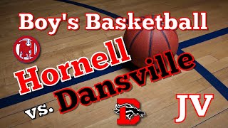 Hornell Red Raiders JV vs Dansville Mustangs JV Boys Basketball [upl. by Lletnahs]