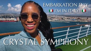 CRYSTAL SYMPHONY  Embarkation Day  I’m In Italy  New Music  ​⁠crystalcruises [upl. by Clemente23]