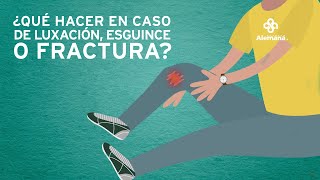 ¿Qué hacer en caso de luxación esguince o fractura  Clínica Alemana [upl. by Chrissie]