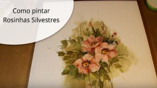 Como pintar Rosinhas Silvestres [upl. by Peper41]