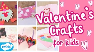 10 Easy DIY Valentines Day Crafts for Kids  Valentines Gifts Kids Can Make [upl. by Daisy471]